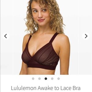 Lululemon Maroon Colored Sports Bra